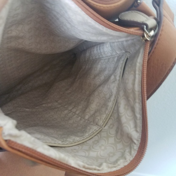 Brown Faux Leather Crossbody - Picture 6 of 8